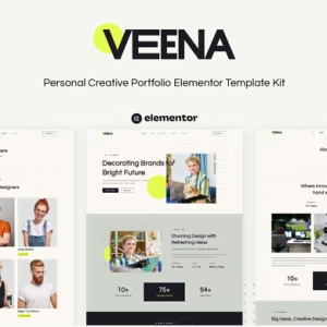 Veena - Personal Creative Portfolio Elementor Template Kit