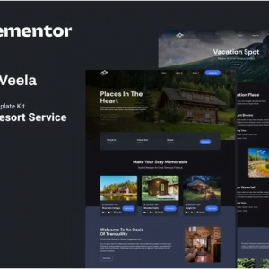 Veela - Vacation Rental & Resort Elementor Template Kit