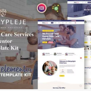Babypleje - Baby Care Services Elementor Template Kit