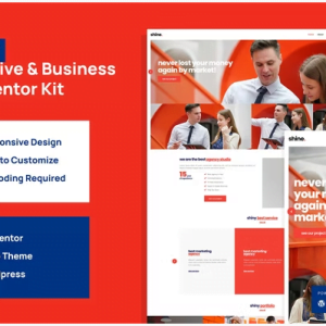 Shiny - Creative Business Agency Elementor Pro Template Kit