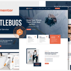 BattleBugs - Pest Control Service Elementor Template Kit