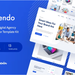 Agendo - Digital Agency & Creative Elementor Template Kit