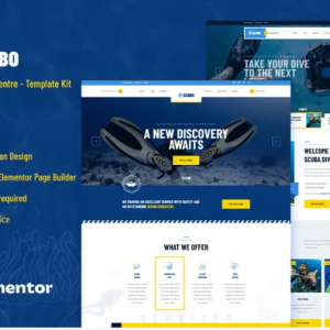 Scubo - Scuba Diving Centre Elementor Template Kit