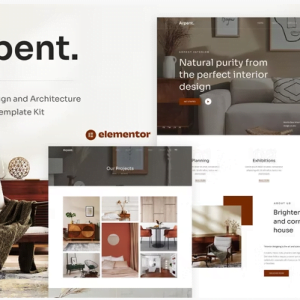Arpent - Interior Design and Architecture Elementor Template Kit