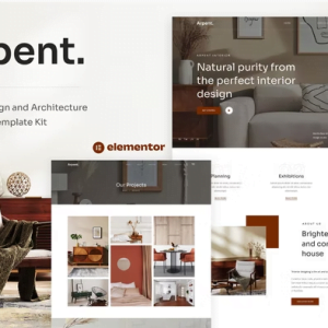 Arpent - Interior Design and Architecture Elementor Template Kit