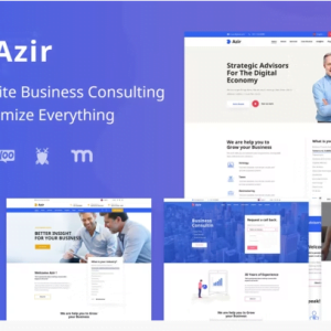 Azir | Finance Consulting Elementor Template Kit