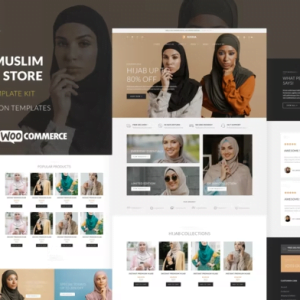 Aisha - Hijab & Muslim Wear Store Elementor Template Kit