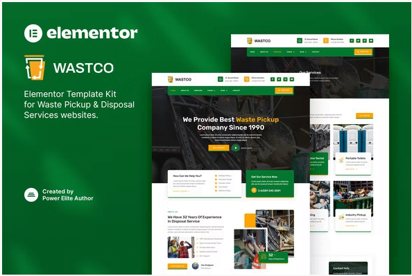 Wastco – Waste Pickup & Disposal Services Template Kit
