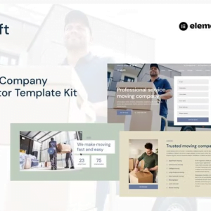 Shift - Moving Company Website Elementor Template Kit