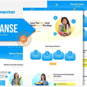 Cleanse - Cleaning Services Elementor Template Kit