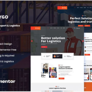 Prygo – Transport & Logistics Elementor Template Kit