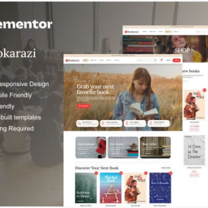 Bookarazi - Author & Publisher Elementor Template Kit