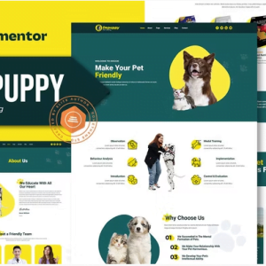 Depuppy - Pet Training Elementor Template Kit