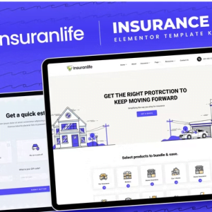Insuranlife - Insurance Agency Elementor Template Kit
