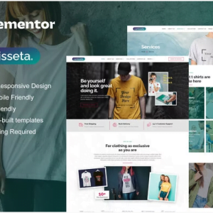 Camisetta - T Shirt Design & Printing Service Elementor Pro Template Kit