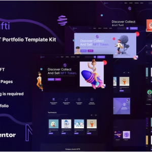 Nufti - NFT Collections Elementor Template Kit