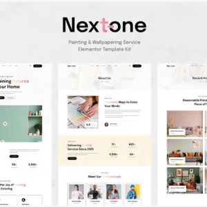 Nextone - Painting & Wallpapering Service Elementor Template Kit