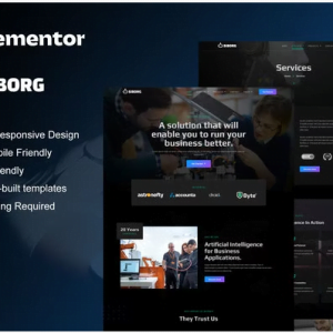 Siborg - Robotics & Technology Elementor Template Kit