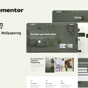 Catlux - Painting & Wallpapering Elementor Template Kit
