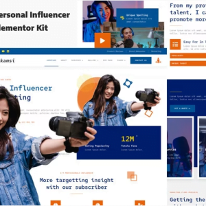 Akamsi - Personal Influencer Elementor Template Kit