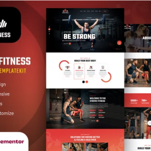 Xtreme Fitness | Elementor Template Kit