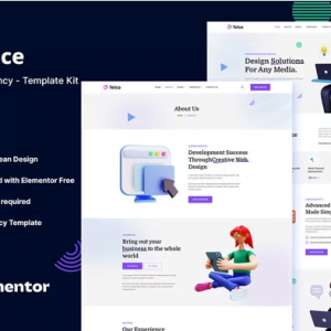 Telce - Creative Agency Elementor Template Kit