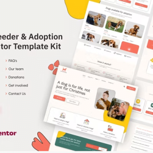 Carine | Dog Breeder & Adoption Elementor Template Kit