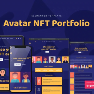 Avatar - NFT Portfolio Elementor Template Kit