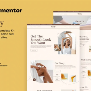 Waxly – Waxing Salon & Beauty Care Elementor Template Kit