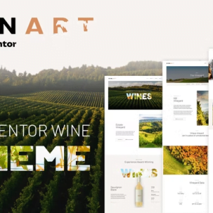 Vinart - Wine Brand & Vinyard Elementor Template Kit