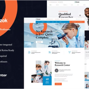 Brezok - Academic Research & STEM Elementor Template Kit