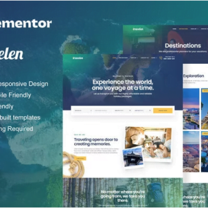 Travelen - Travel & Tour Agency Elementor Pro Template Kit