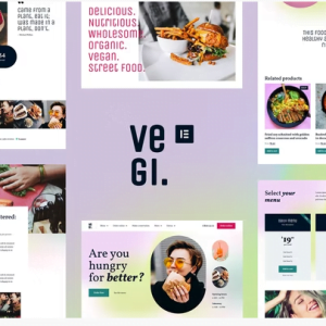Vegi - Vegan Street Food Restaurant & Takeaway Elementor Template Kit