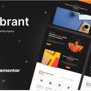 Vibrant - Digital Agency Elementor Template Kit