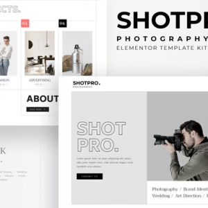 Shotpro - Photography & Portfolio Elementor Template Kit