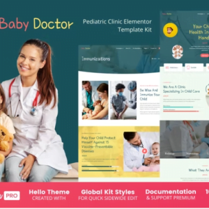 Baby Doctor - Pediatric Clinic Elementor Template Kit