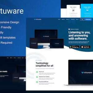 Virtuware - Saas & Digital Company Elementor Kit