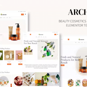 Archivo - Beauty Cosmetics & Skincare Elementor Template Kit