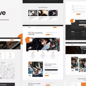 Udrive - Driving School Elementor Template Kit