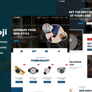 Arloji - Modern Hand Watch Shop eCommerce Elementor Template Kit