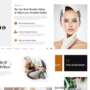 Ayoo - Beauty Salon Services Elementor Template Kits