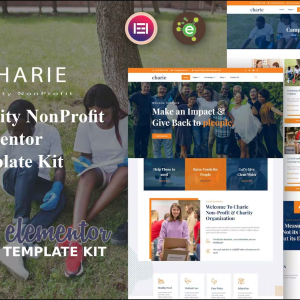 Charie - Charity NonProfit Elementor Template Kit
