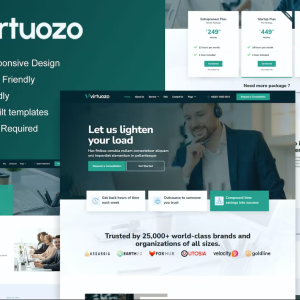 Virtuozo - Virtual Assistant Service Elementor Template Kit