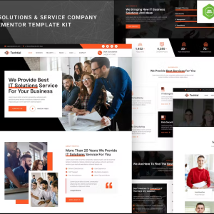 Techtial – IT Solutions & Services Company Elementor Template Kit