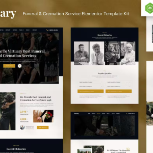 Virtuary - Funeral & Cremation Services Elementor Template Kit