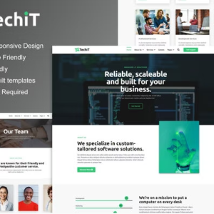 TechIT - Tech Company Elementor Template Kit