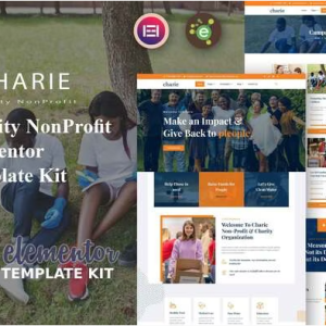 Charie - Charity NonProfit Elementor Template Kit