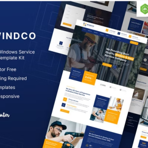 Windco – Doors & Windows Service Elementor Template Kit