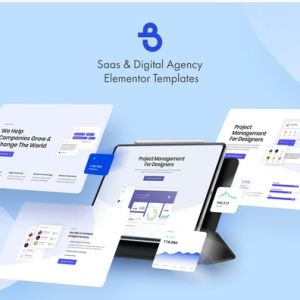 Burto - Saas & Digital Agency Elementor Template Kit