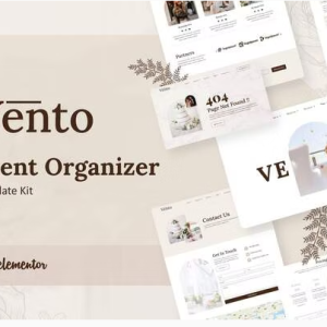 Vento - Event Organizer Elementor Template Kit